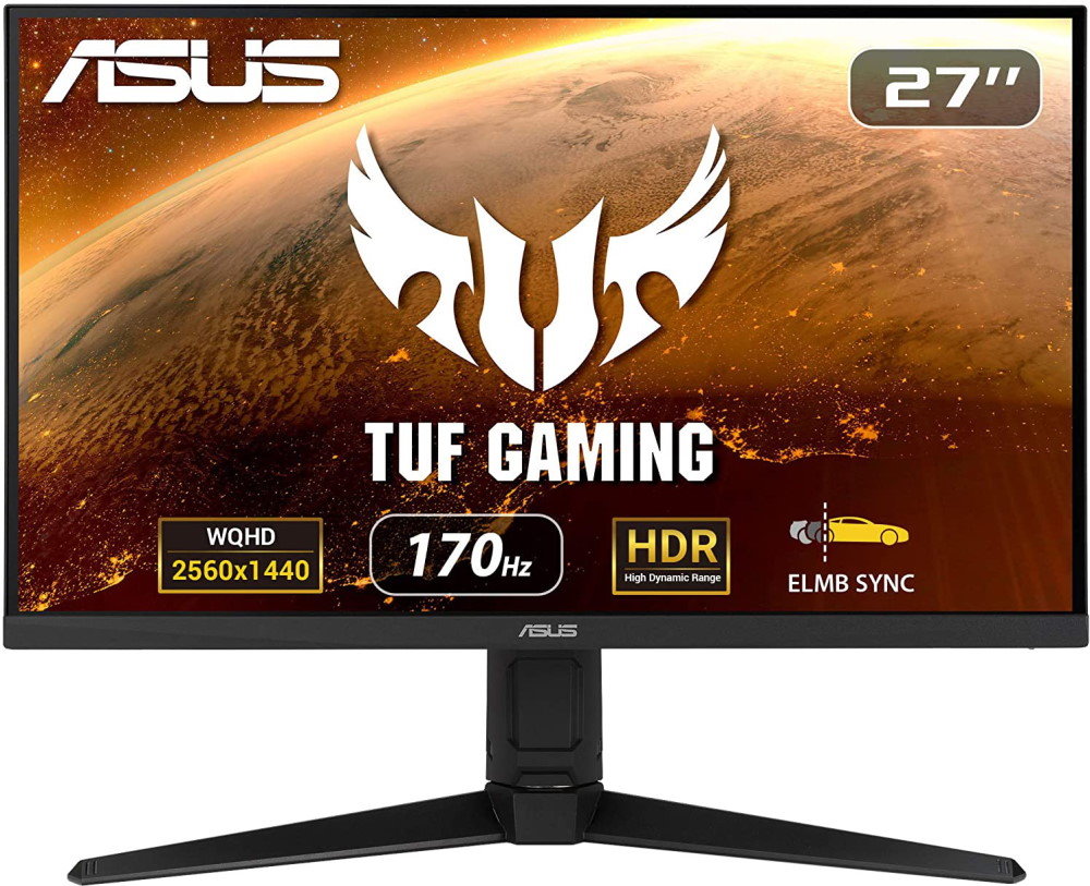 

Монитор 27" ASUS TUF VG27AQL1A IPS, 2560x1440 (16:9), 400кд/м2, 170Hz, 1мс, 178°/178°, Adaptive-Sync/AMD FreeSync, HDMI, DisplayPort, USB-Hub, черный (90LM05Z0-B01370), VG27AQL1A