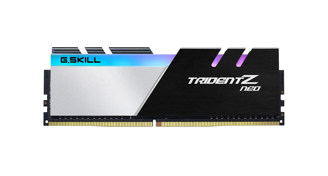 

Комплект памяти DDR4 DIMM 64Gb (2x32Gb), 3600MHz, CL18, 1.35 В, G.Skill, Trident Z Neo (F4-3600C18D-64GTZN), F4-3600C18D-64GTZN