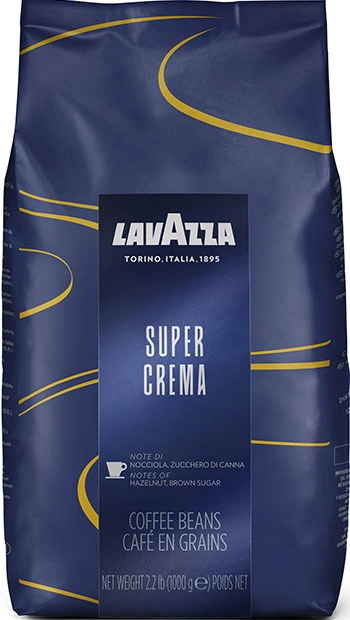 

Кофе в зернах Lavazza Super 1 кг, средняя обжарка, 40% робуста, 60% арабика, Super