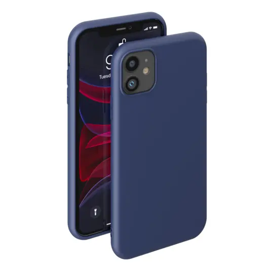 

Чехол-накладка Deppa Gel Color Case Basic для смартфона Apple iPhone 11, термопластичный полиуретан (TPU), синий (87229)