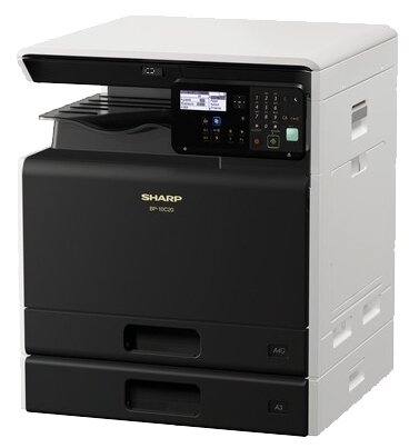 

МФУ лазерный Sharp C-CUBE BP10C20EU , A3, цветной, 20стр/мин (A4 ч/б), 20стр/мин (A4 цв.), 12стр/мин (A3 ч/б), 12стр/мин (A3 цв.), 600x600dpi, дуплекс, сетевой, USB, требуется запуск через АСЦ, BP10C20EU