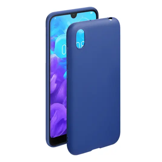 

Чехол-накладка Deppa Gel Color Case для смартфона Huawei Y5 (2019), термопластичный полиуретан (TPU), синий (87150)