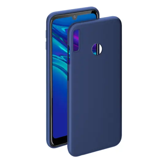 

Чехол-накладка Deppa Gel Color Case для смартфона Huawei Y6 (2019), термопластичный полиуретан (TPU), синий (86664)