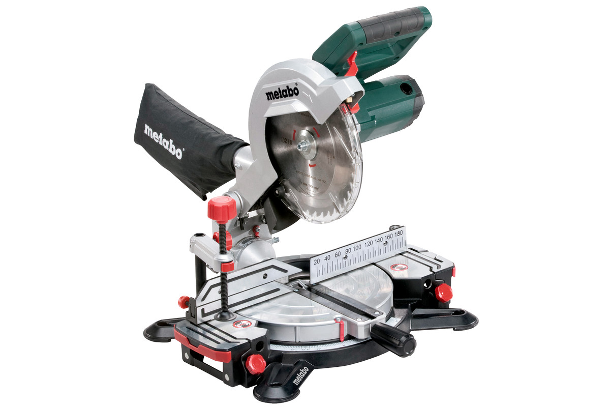 

Торцовочная пила Metabo KS, 1.35 кВт, 5000 об/мин, диаметр диска 21.6 см (619216000), KS