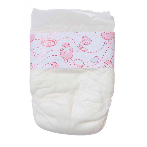 

Аксессуар Zapf Creation "Baby Annabell: Памперсы 5 шт.", подходит для куклы Baby Annabell 46 см (792-308), "Baby Annabell: Памперсы 5 шт."