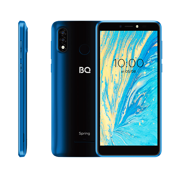 

Смартфон BQ 5740G Spring, 5.7" 480x960 TN, Unisoc SC7731E, 1Gb RAM, 16Gb, 3G, Wi-Fi, BT, Cam, 2-Sim, 2350 мА⋅ч, Micro-USB, Android 10, синий, 5740G Spring