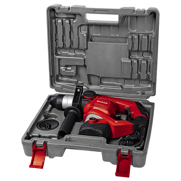 

Перфоратор EINHELL TH-RH 900/1, сетевой, SDS-Plus, 900Вт, 3 Дж, 850 об/мин, 4100 уд/мин, кейс, 5.9кг (4258237), TH-RH 900/1