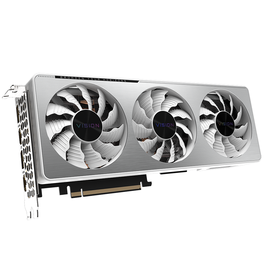 Видеокарта GIGABYTE NVIDIA GeForce RTX 3070 8Gb DDR6 (GV-N3070VISION OC-8GD LHR)