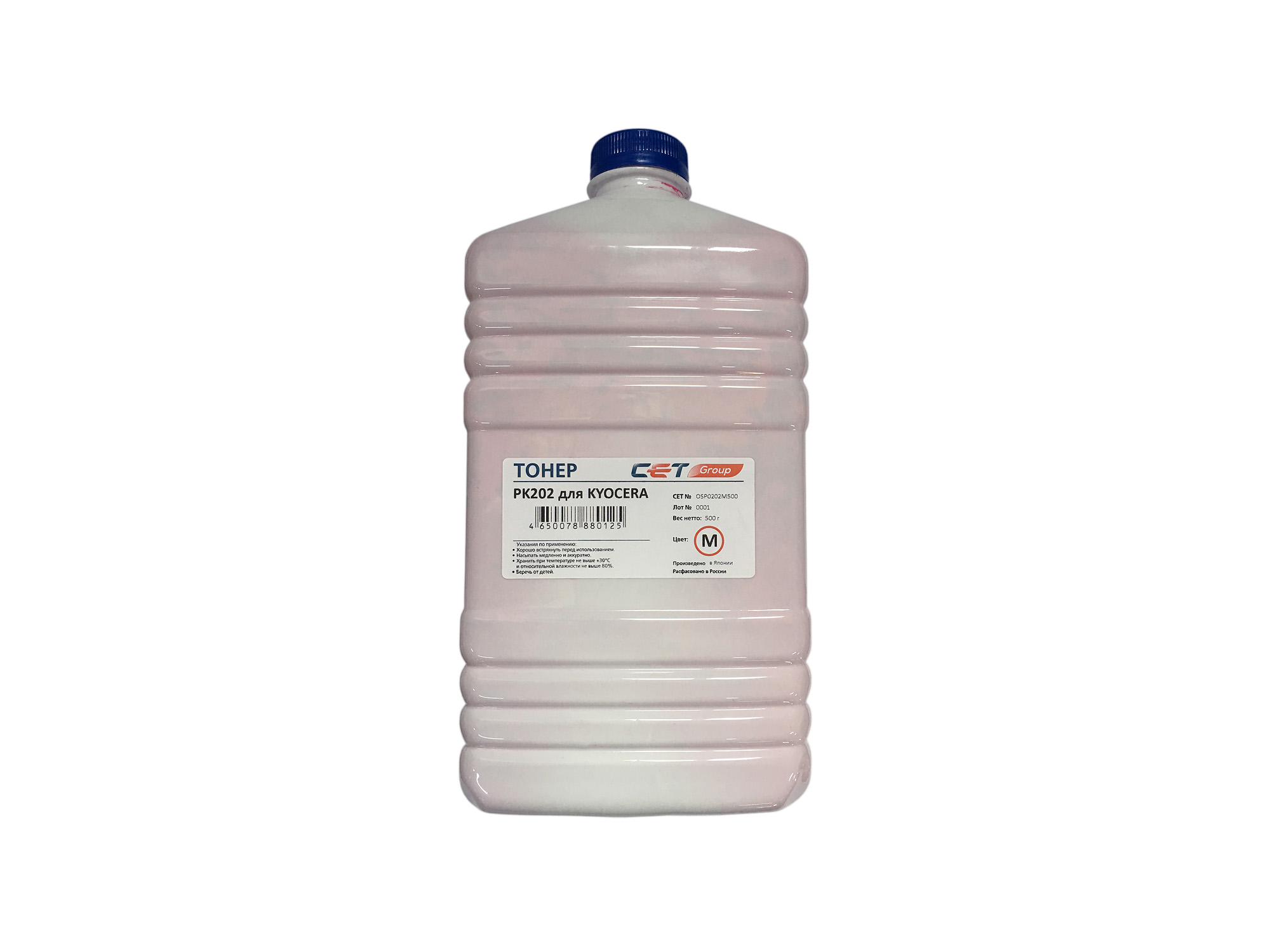 

Тонер CET PK202, бутыль 500 г, пурпурный, совместимый для Kyocera ECOSYS P6030cdn, FS-C5300DN, FS-5350DN, TASKalfa 250ci, TASKalfa 300ci, ECOSYS M6026cidn, ECOSYS M6526cdn, ECOSYS M6526cidn, ECOSYS P6026cdn, FS-C2026MFP, FS-C2126MFP, FS-C2126MFP+, FS-C252