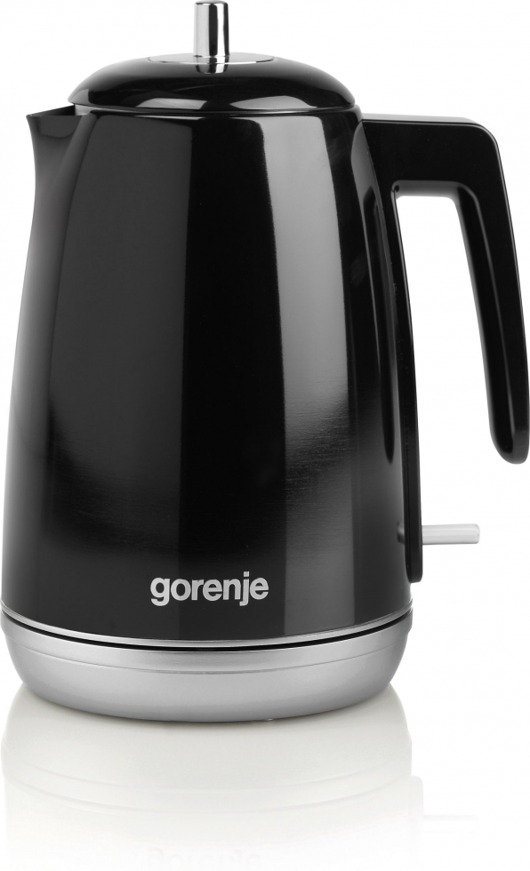 

Чайник Gorenje K15RLBK 1.7л. 2200Вт, металл/пластик, черный, K15RLBK