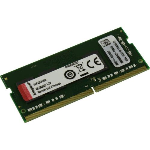 

Память DDR4 SODIMM 8Gb, 2666MHz, CL19, 1.2 В, Kingston (KCP426SS6/8), KCP426SS6/8
