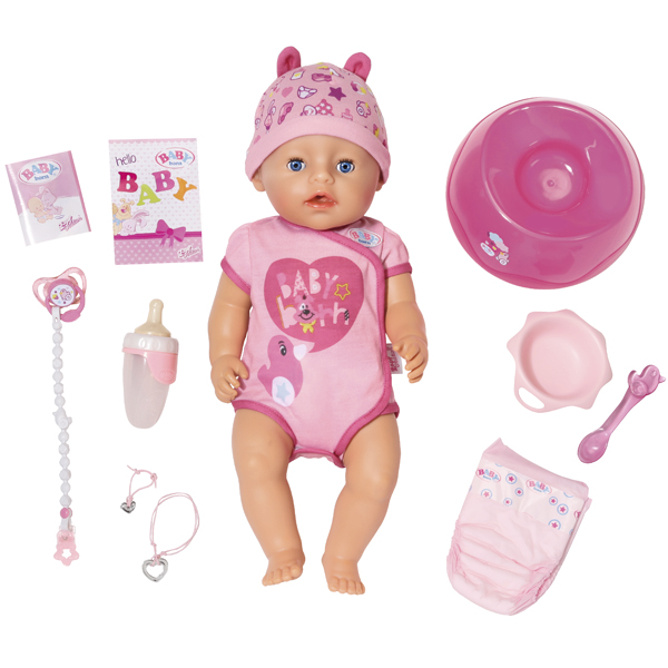 

Кукла Zapf Creation "BABY born: Кукла Интерактивная", 43 см, в комплекте аксессуары (825-938), "BABY born: Кукла Интерактивная"