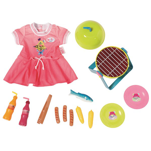 

Аксессуар Zapf Creation "BABY born: Набор для барбекю, в комплекте аксессуары (824-733), "BABY born: Набор для барбекю