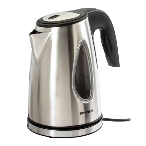 

Чайник SONNEN KT-1721 1.7л. 2200Вт, закрытая спираль, нержавеющая сталь, черный (454347), KT-1721