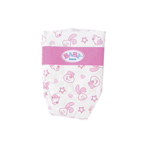 

Аксессуар Zapf Creation "BABY born: Памперсы 5 шт.", подходит для куклы 43 см (826-508), "BABY born: Памперсы 5 шт."