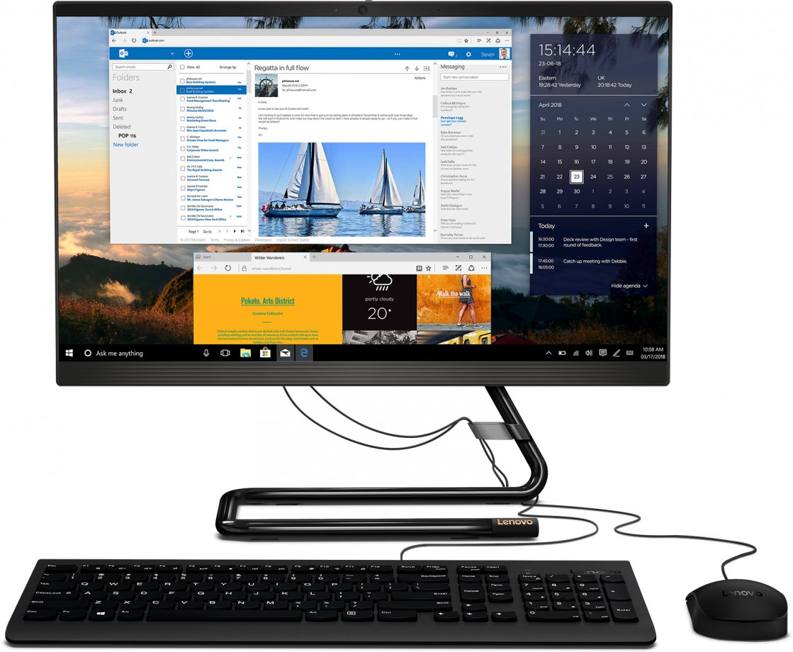 

Моноблок Lenovo IdeaCentre 3 22ADA05 21.5" 1920x1080, AMD Ryzen 5 3500U 2.1GHz, 8Gb RAM, 512Gb SSD, AMD Radeon Vega 8, WiFi, BT, Cam, W10, черный, клавиатура, мышь (F0EX003LRK) плохая упаковка, 22ADA05