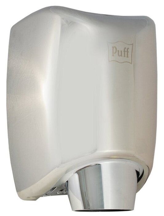 

Сушилка для рук Puff 8856, 1.2кВт, 80 м/с, автовключение, антивандальная, серебро (1401.342), 8856