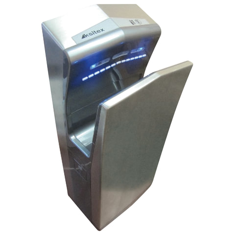 

Сушилка для рук KSITEX M-8888АС JET, 1.65кВт, 95 м/с, автовключение, антивандальная, серебро, M-8888АС JET