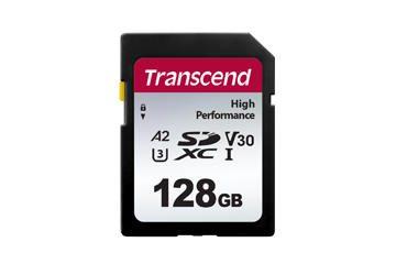 Карта памяти 128Gb SDXC Transcend 330S Class 10 UHS-I U3 V30 A2