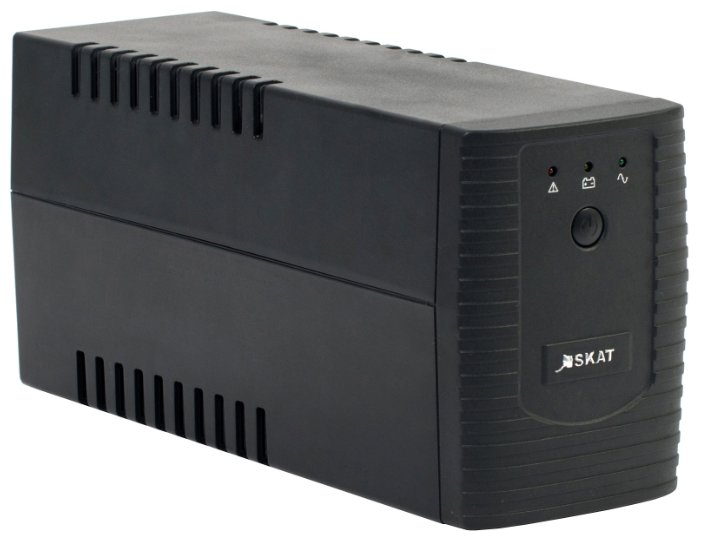 ИБП БАСТИОН SKAT-UPS 800/400, 800 VA, 480 Вт, черный (454)