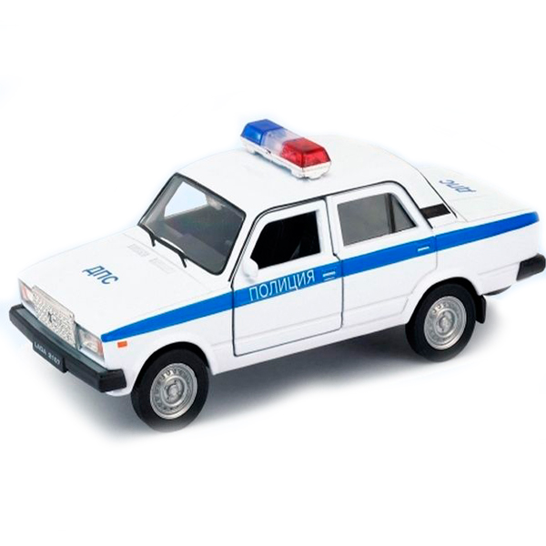 

Автомобиль Welly "LADA 2107 ПОЛИЦИЯ", белый (43644PB), "LADA 2107 ПОЛИЦИЯ"