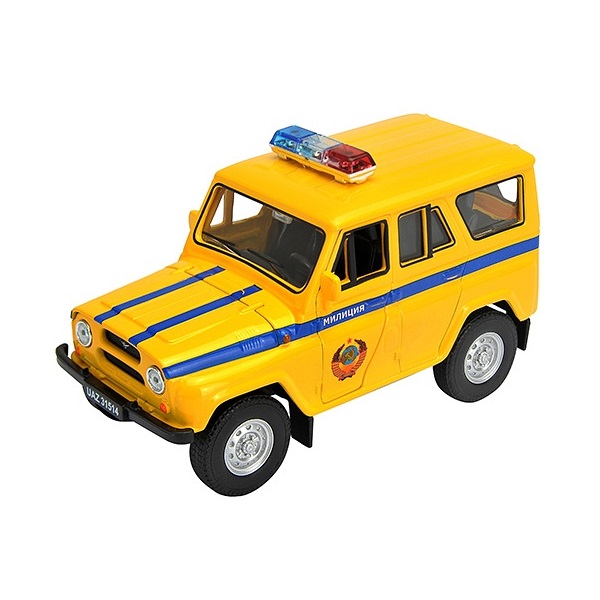 

Автомобиль Welly "УАЗ 31514 МИЛИЦИЯ", желтый (42380RT), "УАЗ 31514 МИЛИЦИЯ"