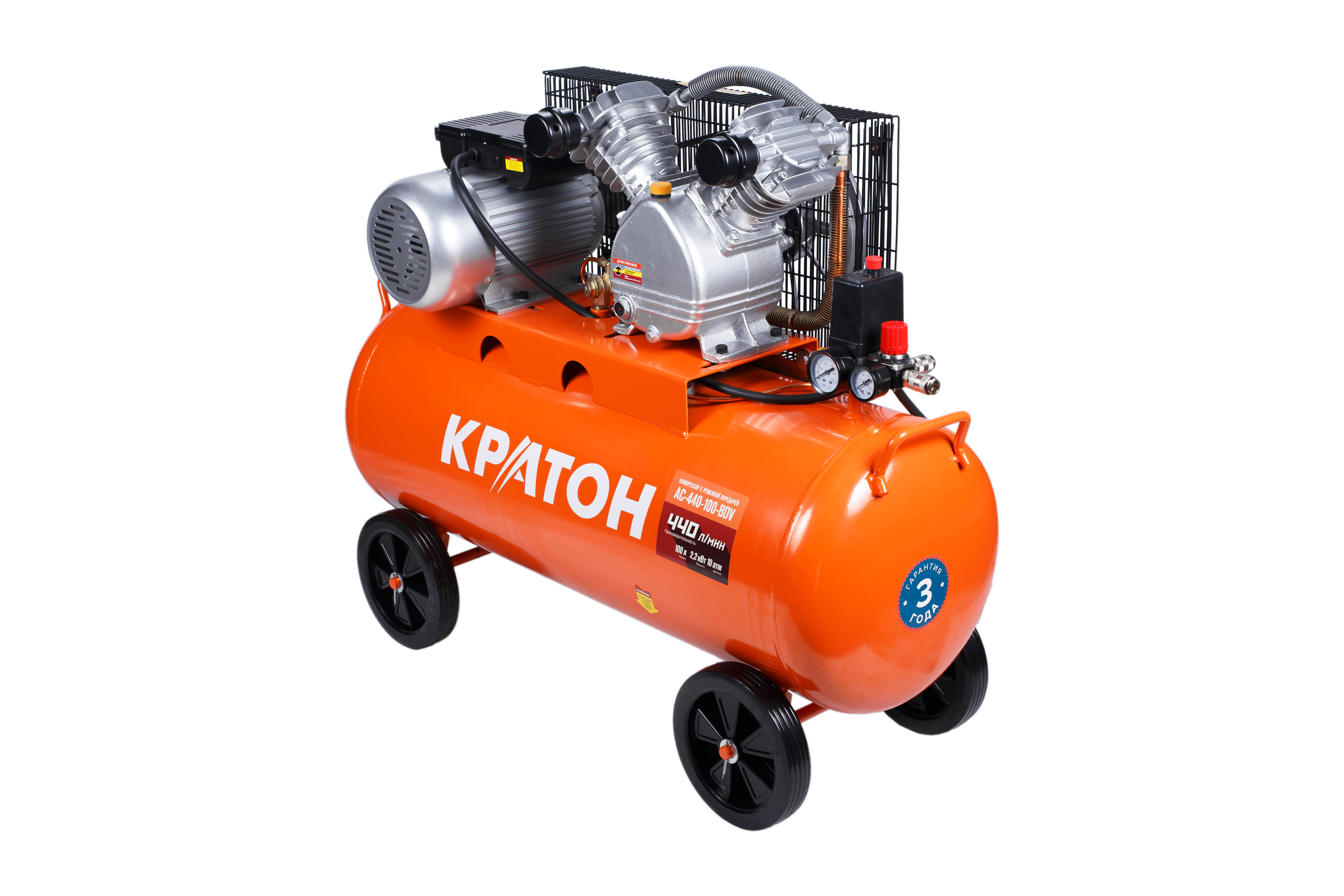 Компрессор воздушный Кратон AC-440-100-BDV