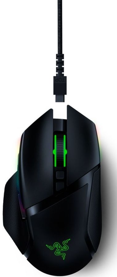 Мышь беспроводная Razer Basilisk Ultimate, 20000dpi, оптическая светодиодная, Wireless, USB, черный (RZ01-03170200-R3G1)