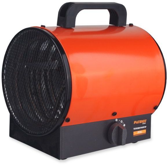 

Тепловая пушка электрическая 20м² 2кВт, 140 м³/час, 220/230 В, IP20, PATRIOT PT-R 2 (633307255), Оранжевый, PT-R 2
