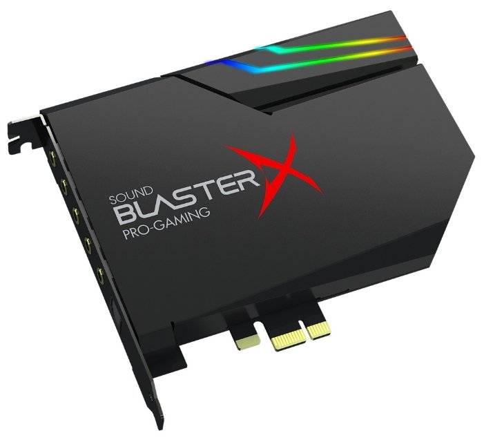 Звуковая карта Creative Sound BlasterX AE-5 Plus, 5.1, PCI-E, Retail (70SB174000003)