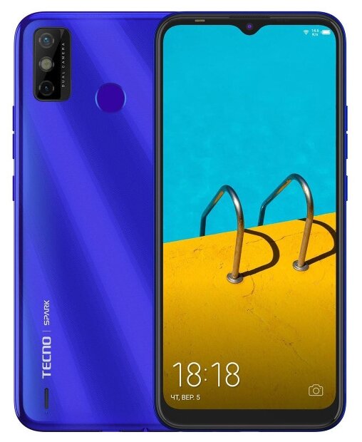 Смартфон Tecno Spark 6 Go (TCN-KE5-AQBL)