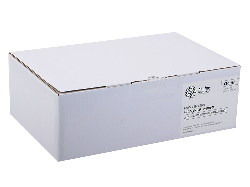 

Картридж лазерный Cactus CS-C728D (728D), черный, совместимый, для Canon i-SENSYS MF-4410 / 4430 / 4450 / 4550 / 4570 / 4580 плохая упаковка, CS-C728D