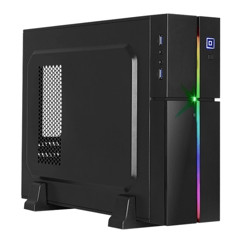 

Корпус AeroCool Playa Slim Black, mATX, Midi-Tower, 2xUSB 3.0, черный, Без БП (4718009152175) плохая упаковка, Playa Slim Black