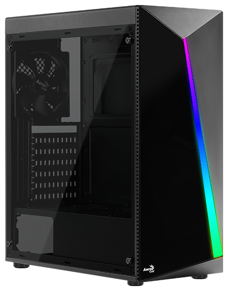

Корпус AeroCool Shard Black, ATX, Midi-Tower, USB 3.0, черный, Без БП (Shard) плохая упаковка, Shard Black
