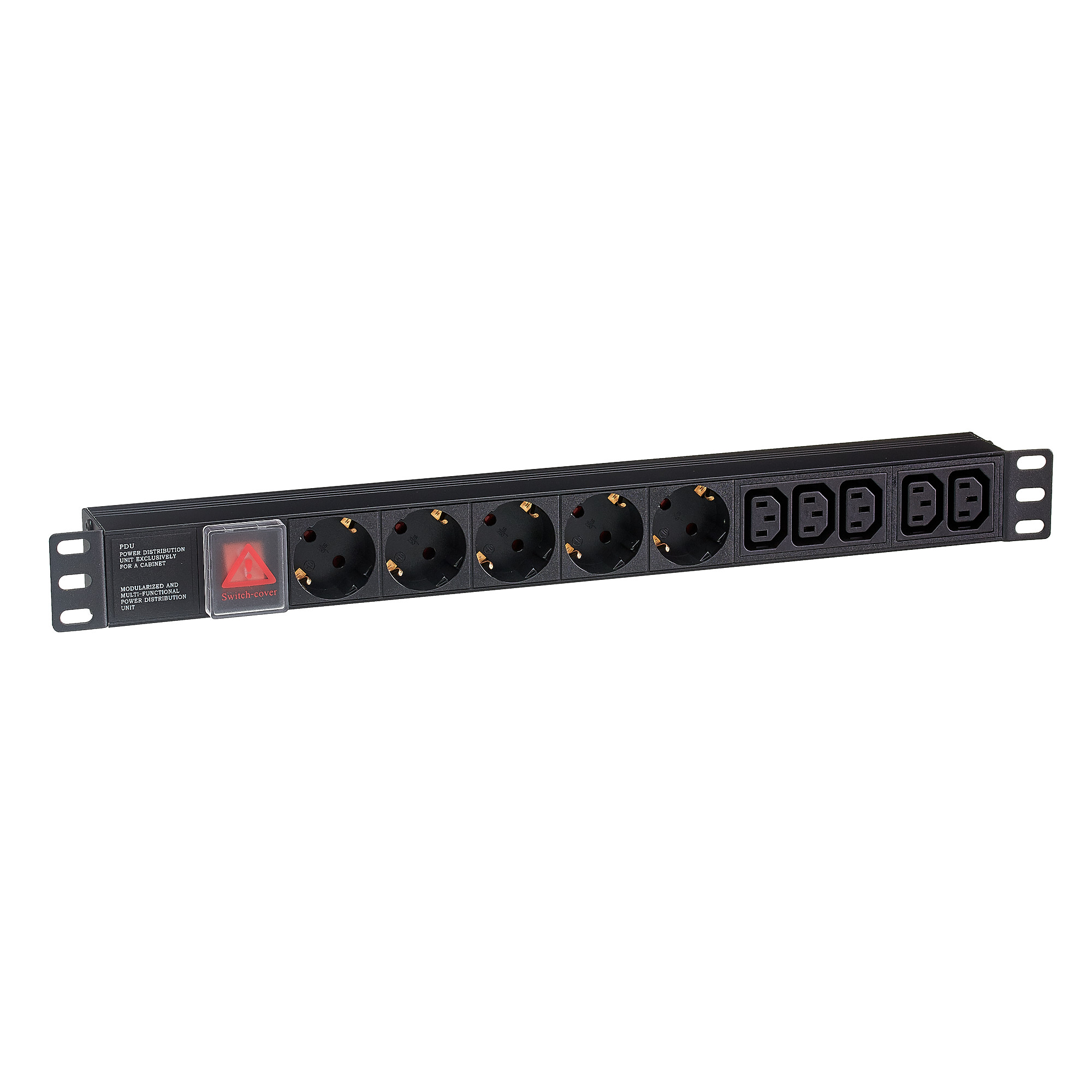 Блок розеток (PDU), кол-во розеток: 10, ExeGate ServerPro PDU-19H008 (EX280866RUS)