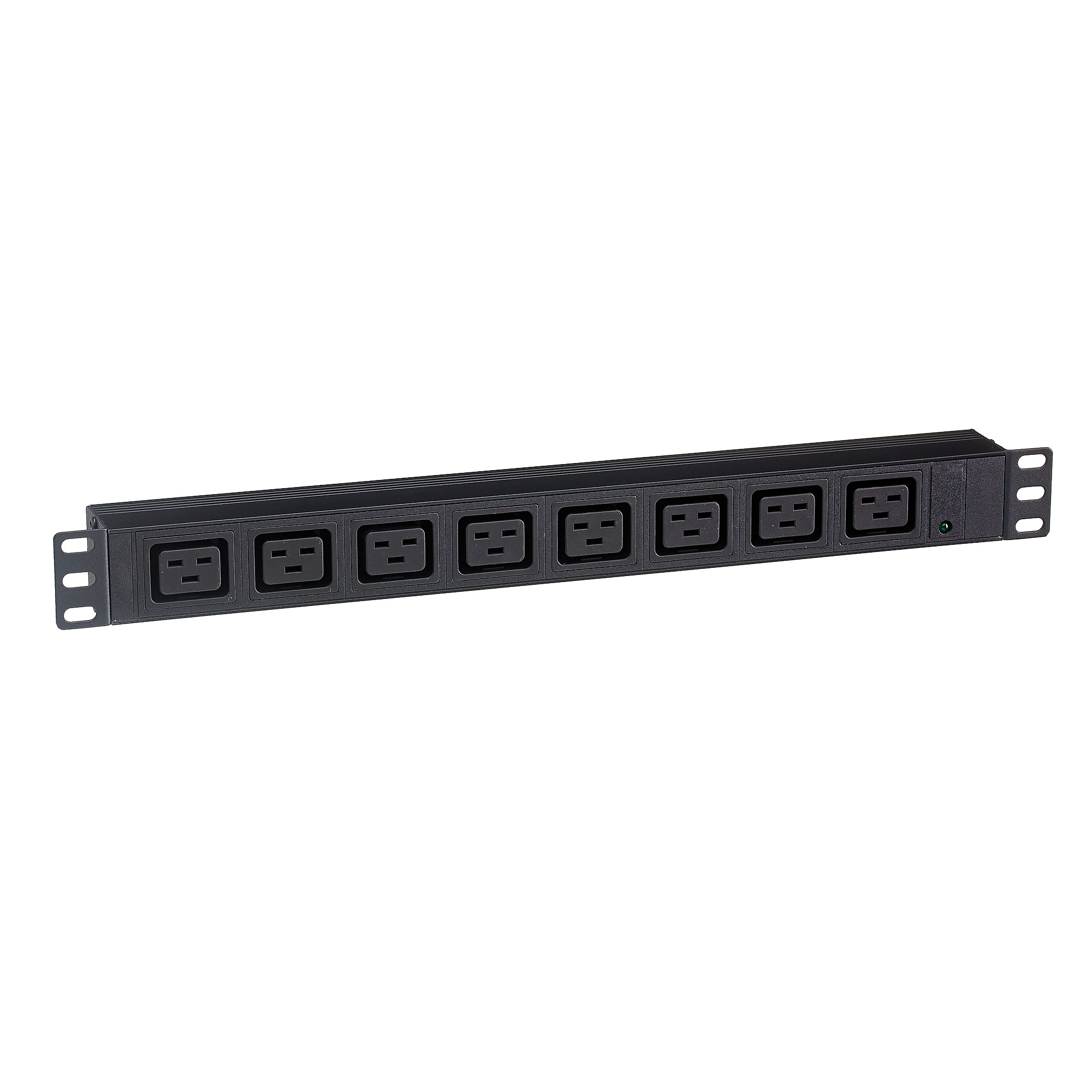 

Блок розеток (PDU) ExeGate ServerPro PDU-19H014, 1U, кол-во розеток:8 (8xC19), черный (EX280872RUS), ServerPro PDU-19H014