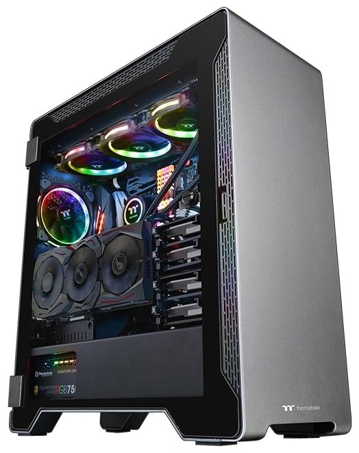 

Корпус Thermaltake A500 TG, ATX, Midi-Tower, 2xUSB 3.0, серый, Без БП (CA-1L3-00M9WN-00) плохая упаковка, A500 TG