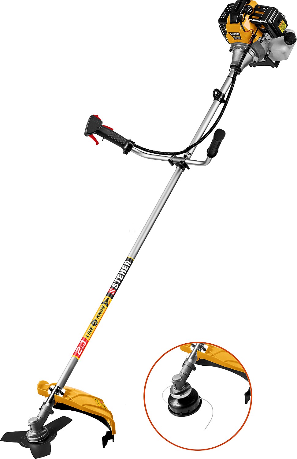 Коса бензиновая STEHER BT-1300, бензиновый