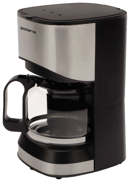 

Кофеварка капельная Polaris PCM 0613A, 550 Вт, кофе молотый, 500 мл, нержавеющая сталь/черный, 0613A