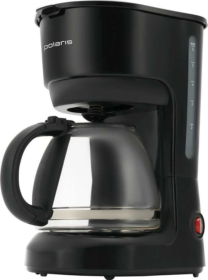 Кофеварка капельная Polaris PCM 0632, молотый, 750мл/750мл, черный, 600Вт