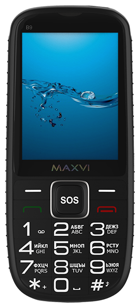 

Мобильный телефон MAXVI B9, 2.8" 320x240 TFT, Spreadtrum SC6531Е, 32Mb RAM, 32Mb, 1xCam, 2-Sim, 2000 мА⋅ч, micro-USB, черный, B9