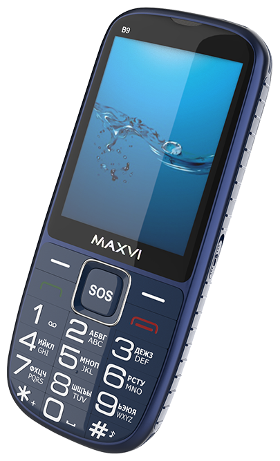 

Мобильный телефон MAXVI B9, 2.8" 320x240 TFT, Spreadtrum SC6531Е, 32Mb RAM, 32Mb, 1xCam, 2-Sim, 2000 мА⋅ч, micro-USB, синий, B9