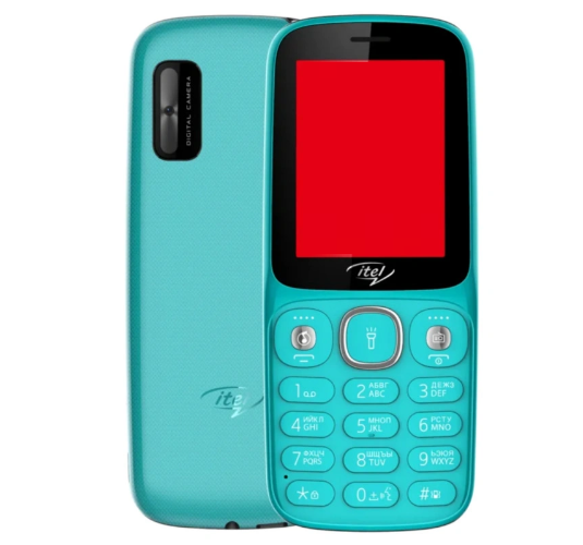 

Мобильный телефон ITEL IT5026, 2.4" 320x240 TN, 32Mb RAM, 32Mb, 1xCam, 2-Sim, 1200mAh, micro-USB, бирюзовый, IT5026