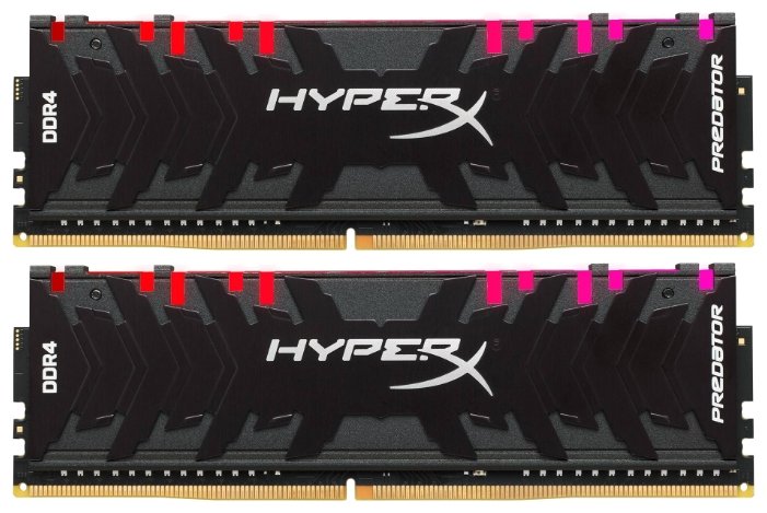 

Комплект памяти DDR4 DIMM 16Gb (2x8Gb), 4600MHz, CL19, 1.5V Kingston HyperX Predator RGB (HX446C19PB3AK2/16), HX446C19PB3AK2/16