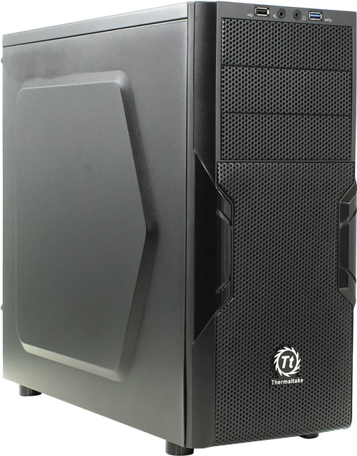 Корпус Thermaltake Versa H22, ATX, Midi-Tower, USB 3.0, черный, Без БП (CA-1B3-00M1NN-00) плохая упаковка
