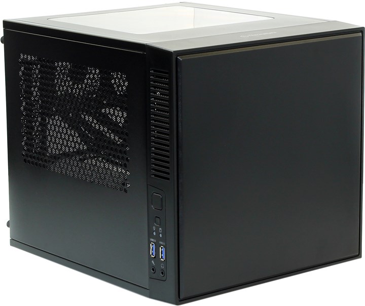 Корпус Thermaltake Suppressor F1, mini-ITX, Mini-Tower, 2xUSB 3.0, черный, Без БП (CA-1E6-00S1WN-00) плохая упаковка