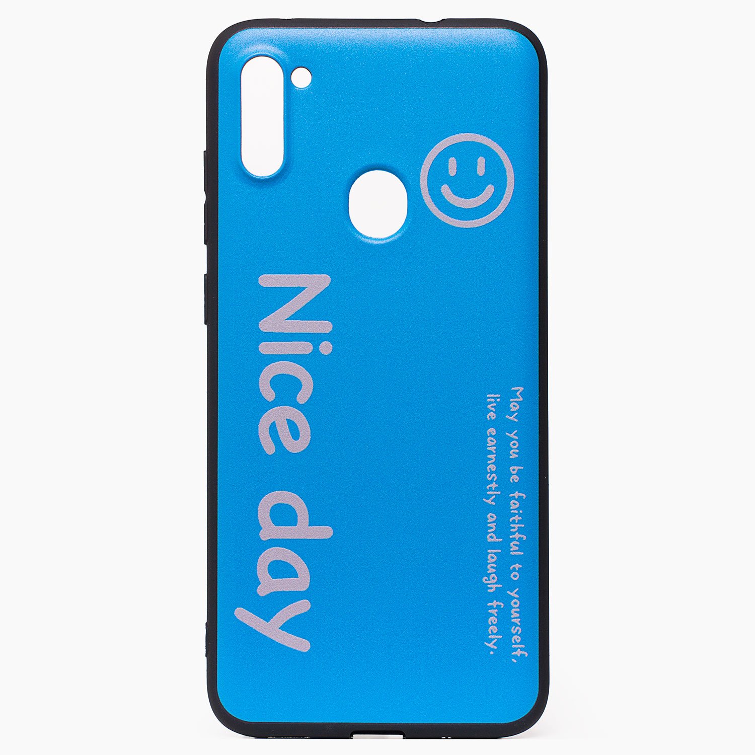 

Чехол-накладка SC201 для смартфона Samsung SM-A115 Galaxy A11/SM-M115 Galaxy M11, синий (124377)
