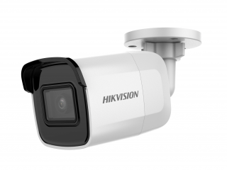 IP-камера HikVision DS-2CD2023G0E-I 2.8мм, уличная, корпусная, 2Мпикс, CMOS, до 1920x1080, до 30кадров/с, ИК подсветка 30м, POE, -40 °C/+60 °C, белый - фото 1