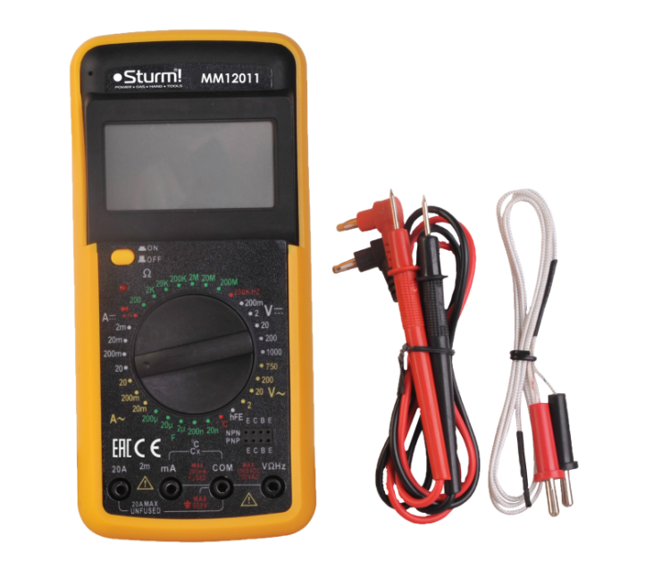 

Мультиметр sturm MM12011 (15546362), MM12011