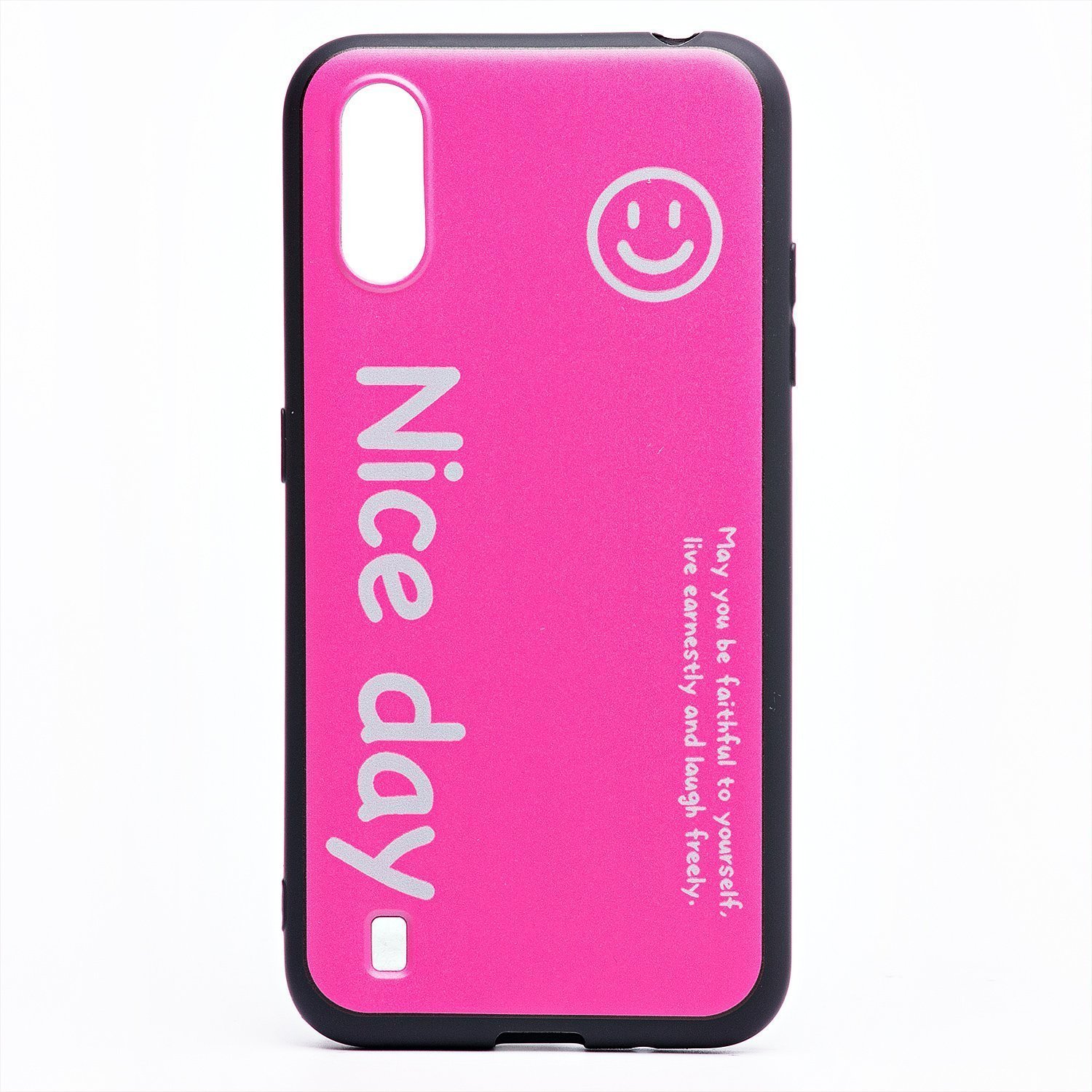 

Чехол-накладка SC201 для смартфона Samsung SM-M015 Galaxy M01/SM-A015 Galaxy A01, розовый (124391)